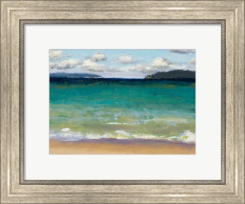 Framed Caribbean Beaches Print