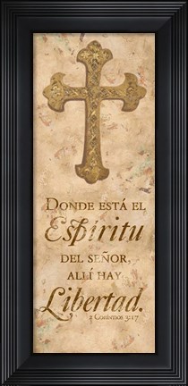 Framed Espiritu Print