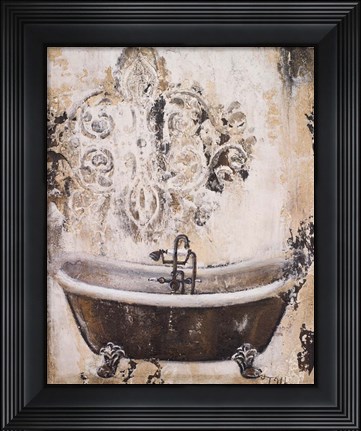 Framed Bronze Bath I Print