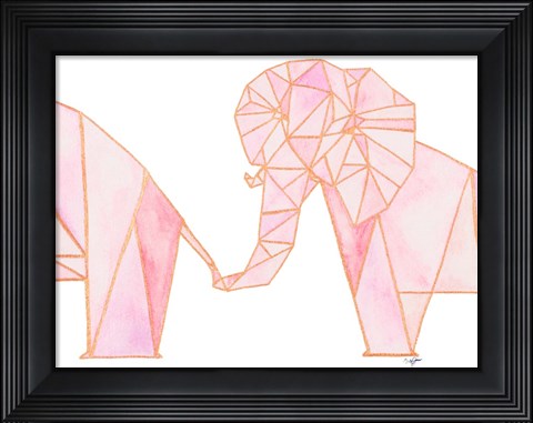 Framed Follow the Elephant Print