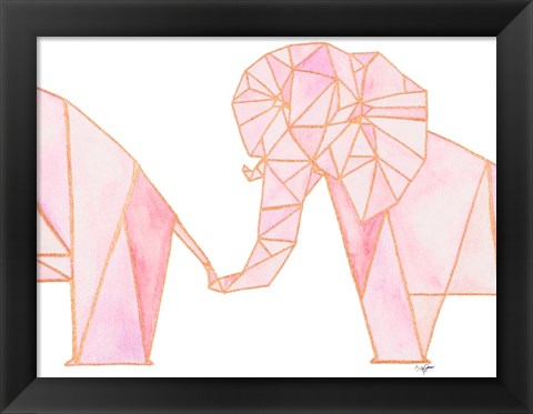 Framed Follow the Elephant Print