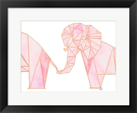 Framed Follow the Elephant Print