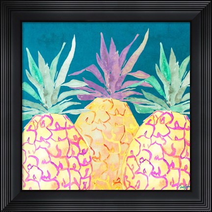 Framed Havana Pineapple Print