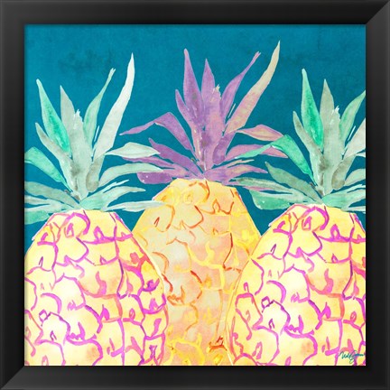 Framed Havana Pineapple Print