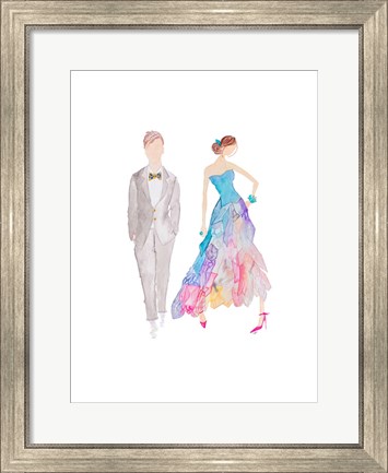 Framed Ballroom Couple Print
