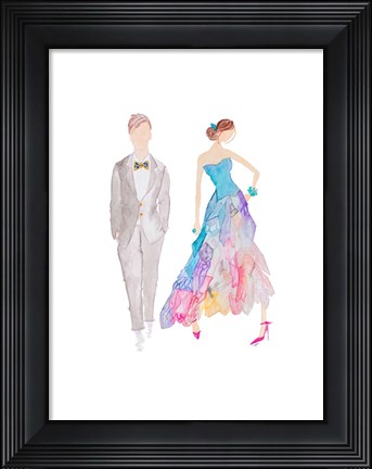 Framed Ballroom Couple Print