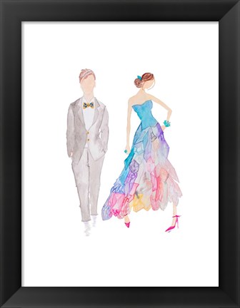Framed Ballroom Couple Print