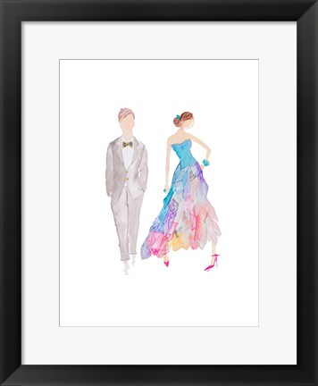 Framed Ballroom Couple Print