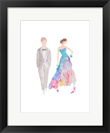 Framed Ballroom Couple Print