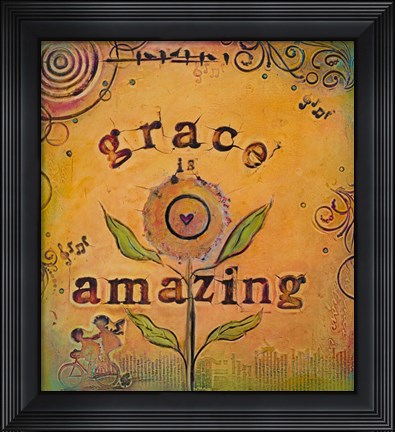 Framed Grace is Amazing Print