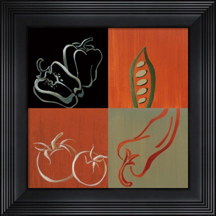 Framed Smorgasbord IV Print