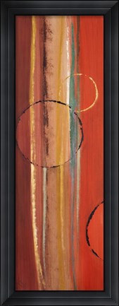 Framed Orbiting Moons I Print