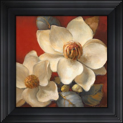 Framed Magnolia Passion II Print