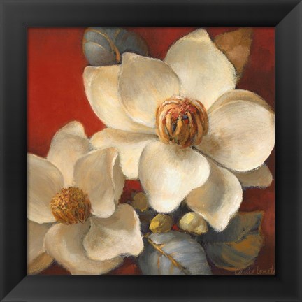 Framed Magnolia Passion II Print