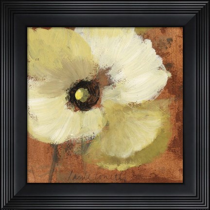 Framed Autumn Poppies I Print