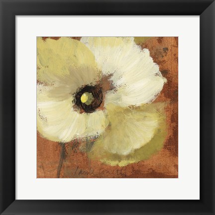 Framed Autumn Poppies I Print