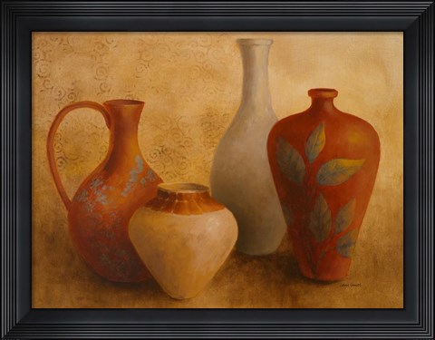 Framed Decorative Vessel Still Life II Print