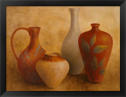 Framed Decorative Vessel Still Life II Print