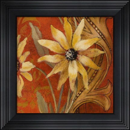 Framed Honeyed Square II Print
