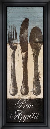 Framed Bon Appetit Print