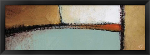 Framed Golden Insight Panel II Print