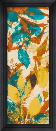 Framed Leaves Galore I Print