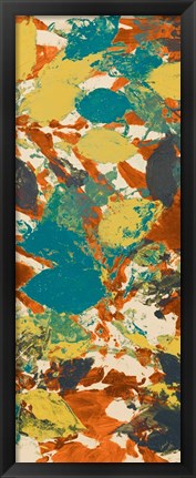 Framed Leaves Galore II Print
