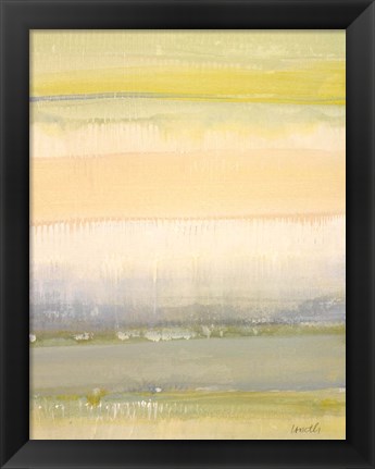 Framed Shore to Shore Abstract Print