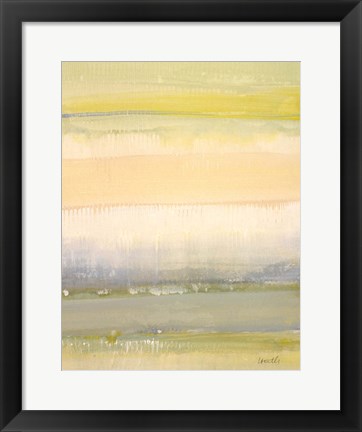 Framed Shore to Shore Abstract Print