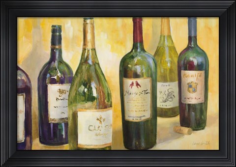 Framed Time for Wine Print