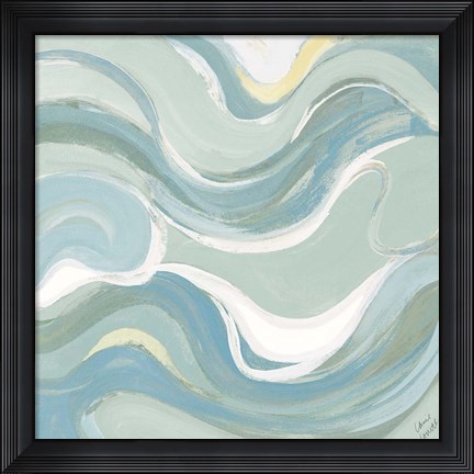 Framed Coastal Curvilinear II Print