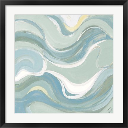 Framed Coastal Curvilinear II Print