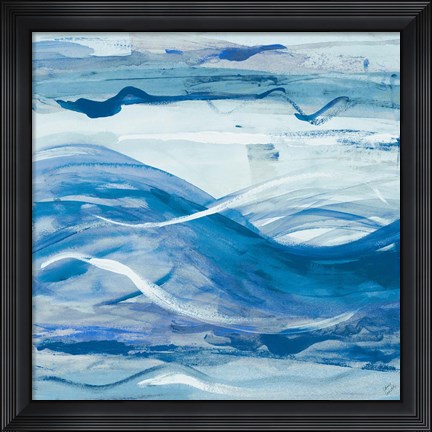 Framed Blue Bossa Nova I Print