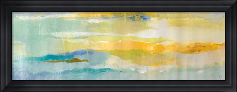 Framed Summer Sea Panel II Print