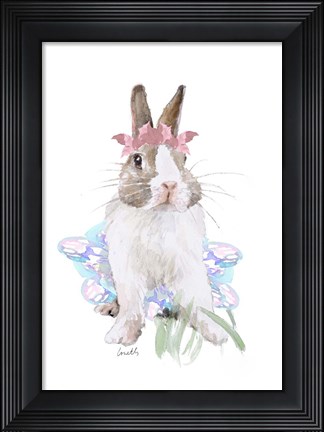 Framed Ballet Bunny IV Print