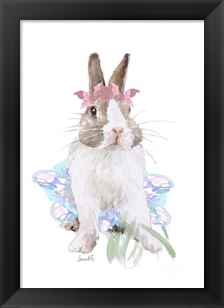 Framed Ballet Bunny IV Print