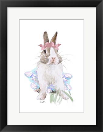 Framed Ballet Bunny IV Print