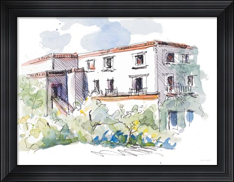 Framed Floral Venue Print