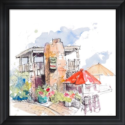 Framed Old Town Tavern Print