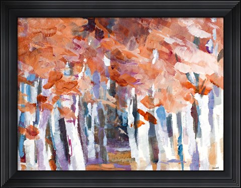 Framed Autumn Rhythm Print
