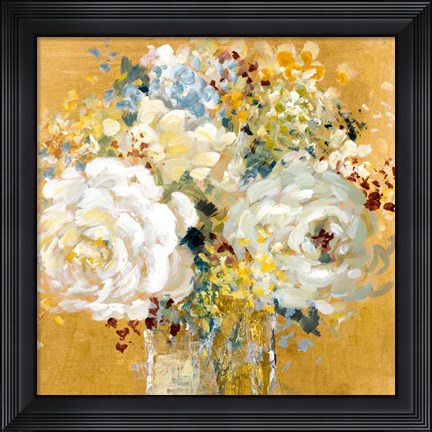 Framed Floral Peace Print
