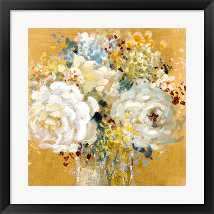 Framed Floral Peace Print