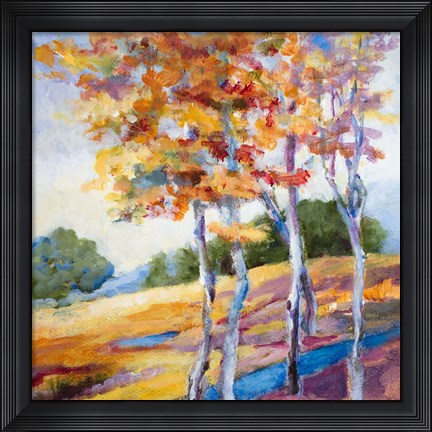 Framed Briskly Autumn Print