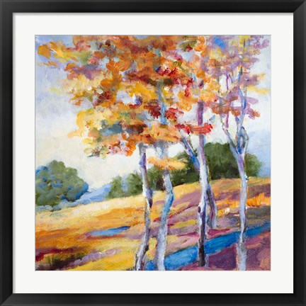 Framed Briskly Autumn Print