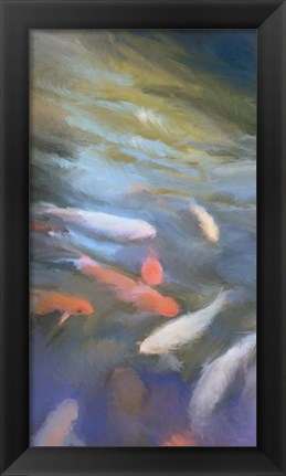 Framed Koi Pool II Print