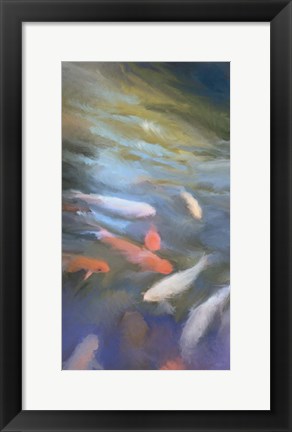 Framed Koi Pool II Print