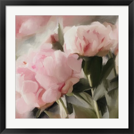 Framed Floral Arrangement II Print