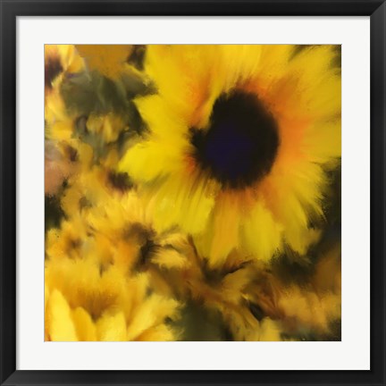 Framed Sunflower Print