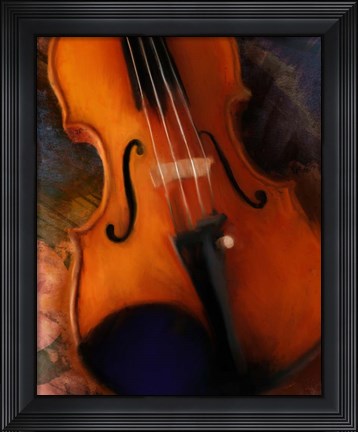 Framed Violin Print