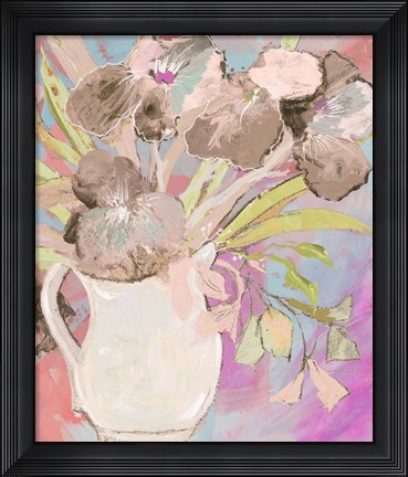 Framed Summer Vase Print